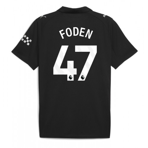 Maglia Calcio Manchester City Phil Foden #47 Seconda Divisa 2025-26 Manica Corta